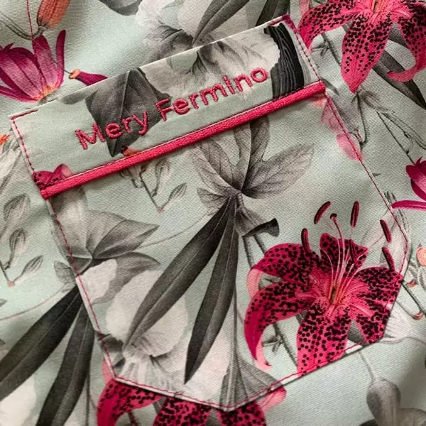 Pijama Naps com personalização no detalhe do bolso